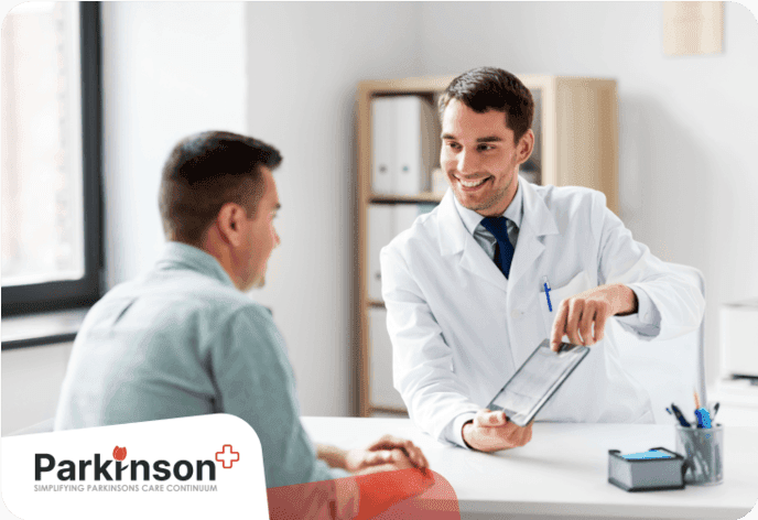 Doctor consultation with elderly patient